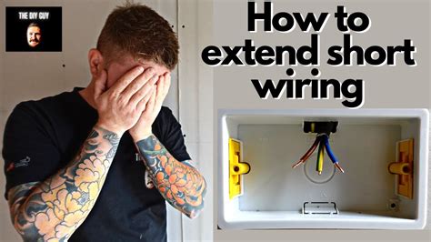 electrical wires in junction box too short|extending electrical wire without replacing.